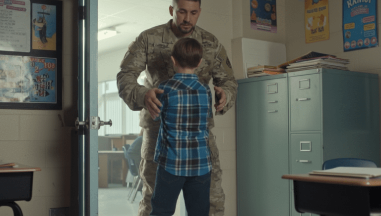 She Told a Child His Father Was Gone — Then He Walked In