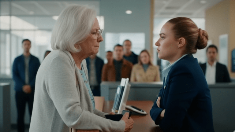 Bank Teller Mocks Elderly Woman—Then She Says Her Name