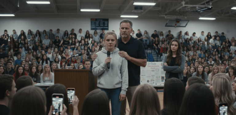 She Smashed the Science Project… Then Dad’s Call Hit
