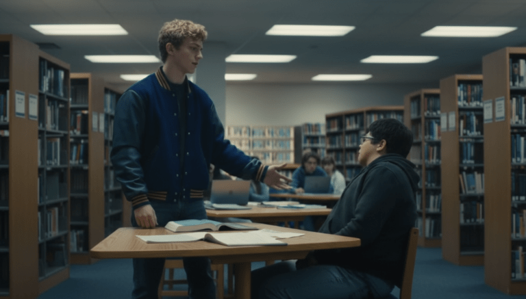 Bully Slaps Kid In Library—Then Sees What’s On Her Belt