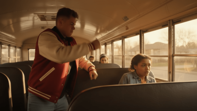 Senior Slapped Girl On Bus… Then Her Brother Got On