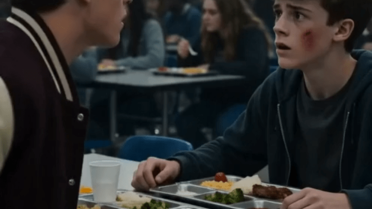 He Slipped Into Her Son’s School Cafeteria — He Had No Idea For 7 Weeks
