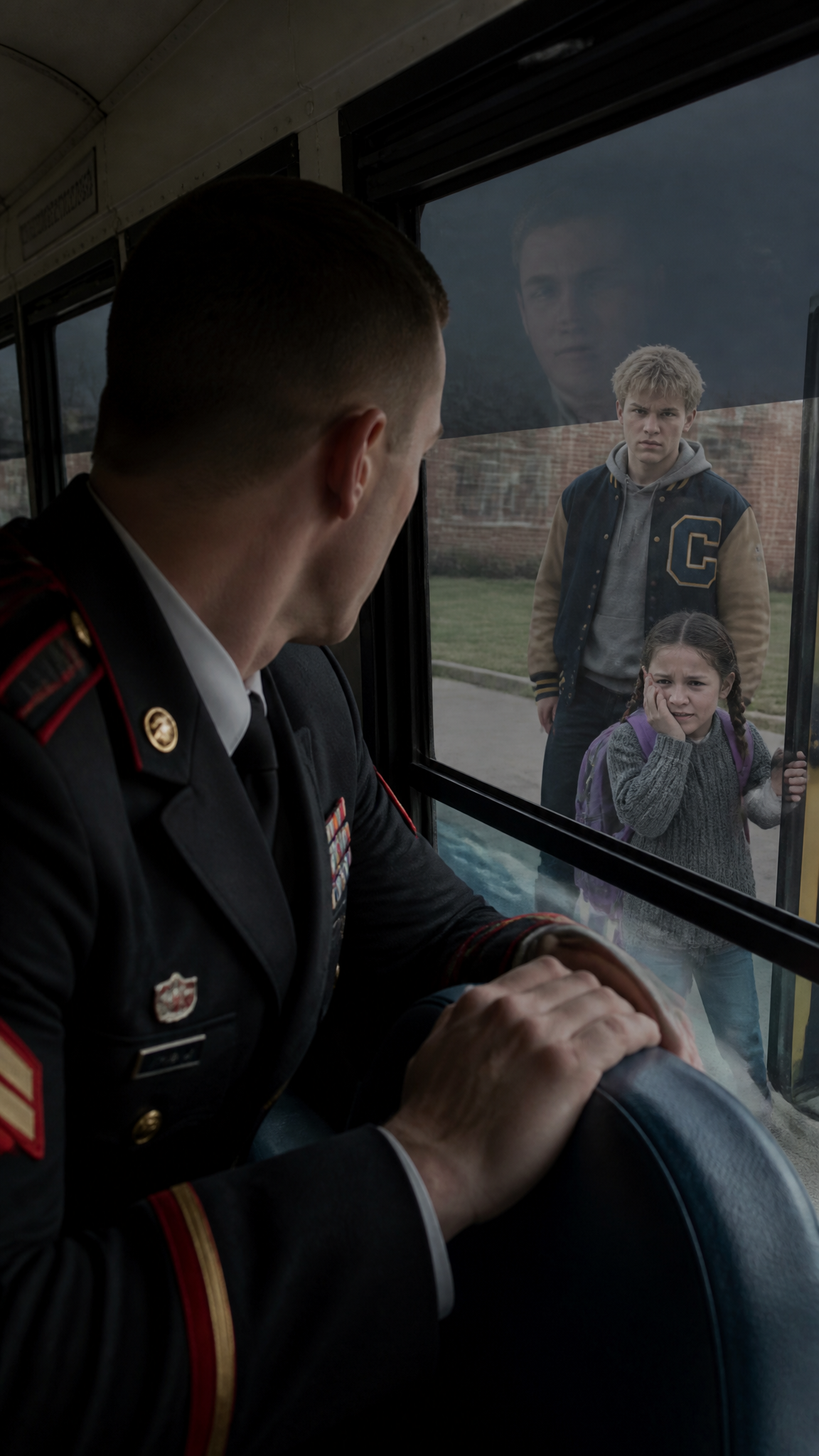 A Senior Slapped Her At The Bus Stop — Her Brother Stepped Off Right Behind Her