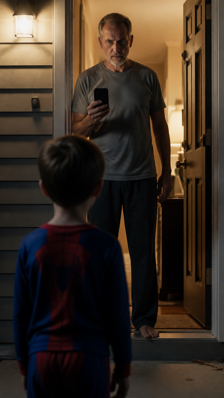 He Opened His Door At Midnight And Called 911 Before The Boy Finished Talking